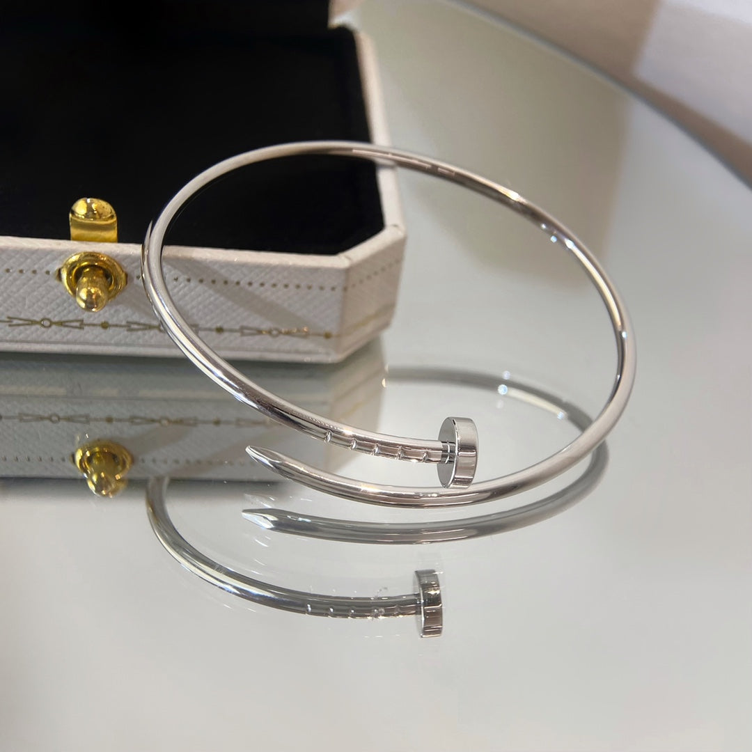 [BIJOUX]JUSTE BRACELET 2.5MM SILVER