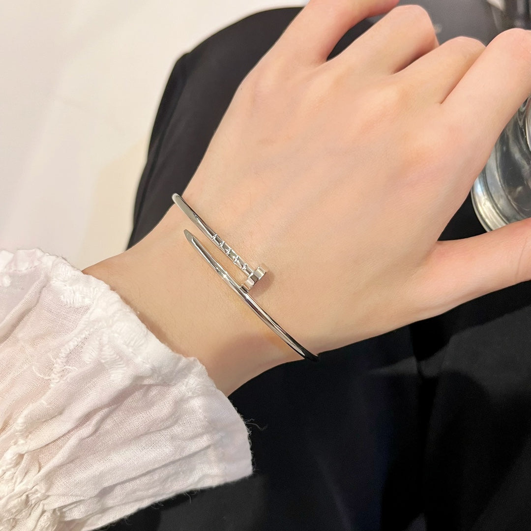 [BIJOUX]JUSTE BRACELET 2.5MM SILVER
