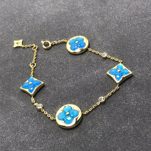 [BIJOUX]ETOILE ET SOLEIL TURQUOISE 4 MOTIFS 3 DIAMANTS