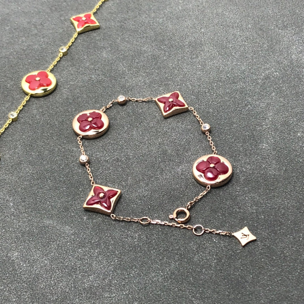 [BIJOUX]STAR AND SUN CARNELIAN 4 MOTIFS 3 DIAMONDS
