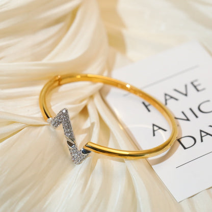 [BIJOUX]VOLTE アップサイトダウン ゴールド ダイヤモンド ブレスレット