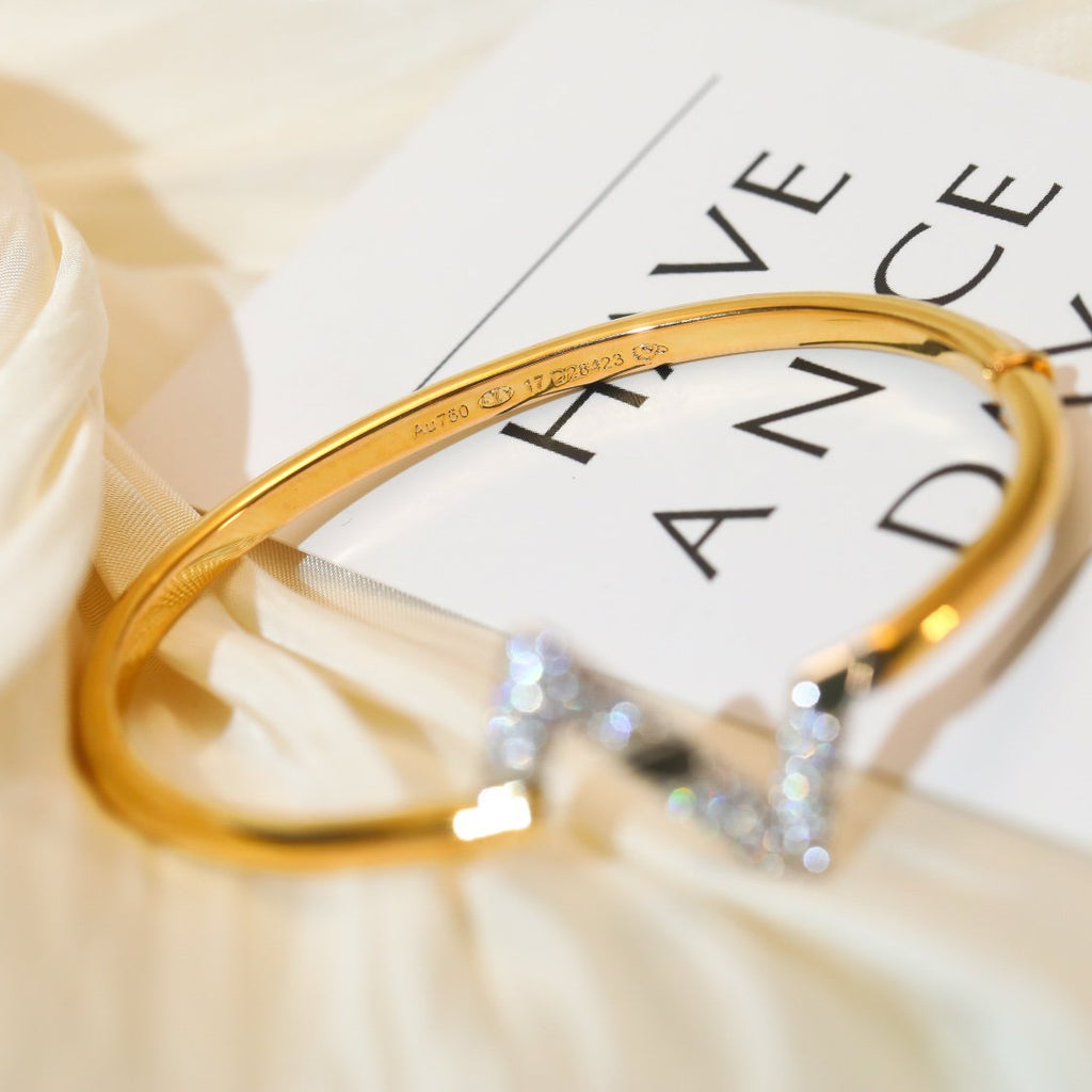 [BIJOUX]VOLTE UPSITE DOWN GOLD DIAMOND BRACELET