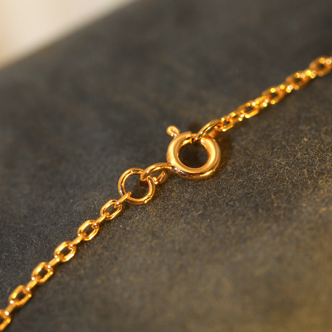 [BIJOUX]SUN PEDANT PINK GOLD 1 DIAMOND NECKLACE