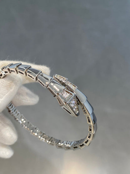 [BIJOUX]SERPENTI BRACELET DIAMONDS SILVER