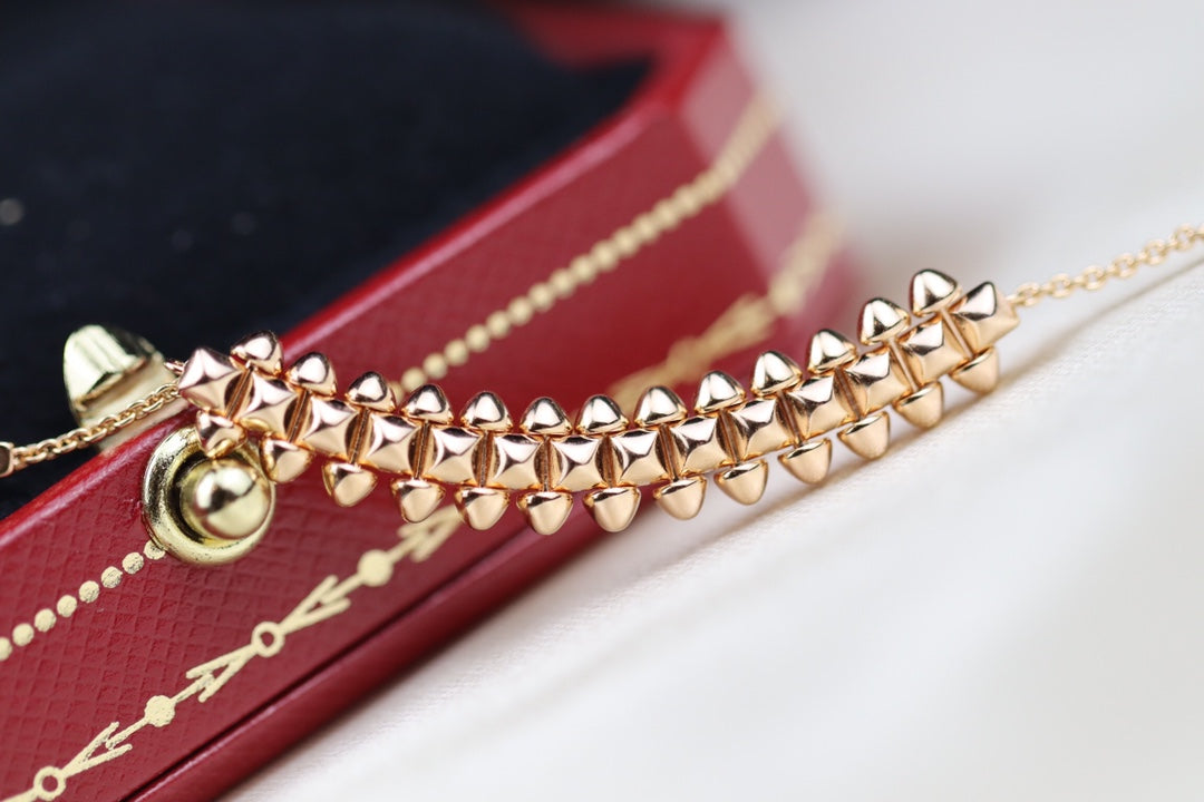[BIJOUX] COLLIER CLASH OR ROSE