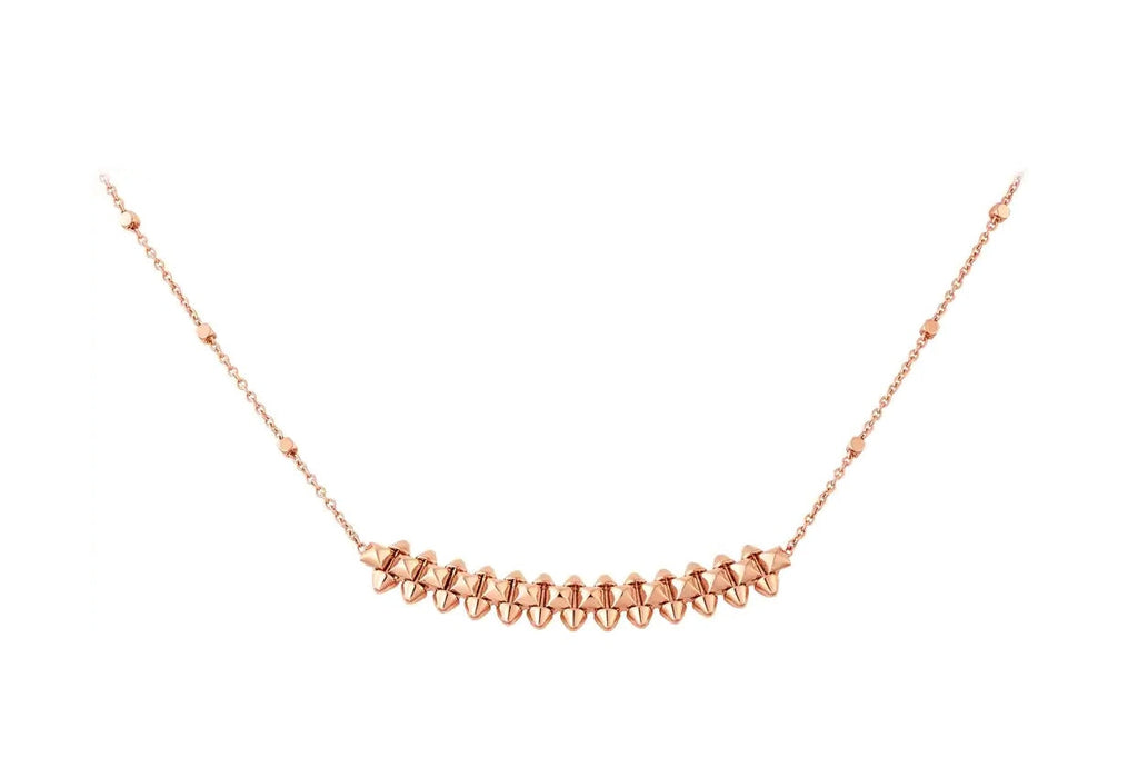 [BIJOUX] COLLIER CLASH OR ROSE