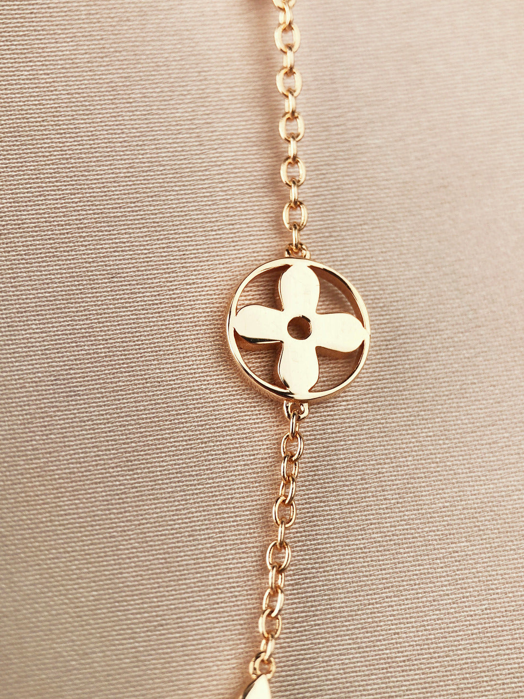 [BIJOUX]BRACELET EN OR 7 MOTIFS ÉTOILE ET SOLEIL