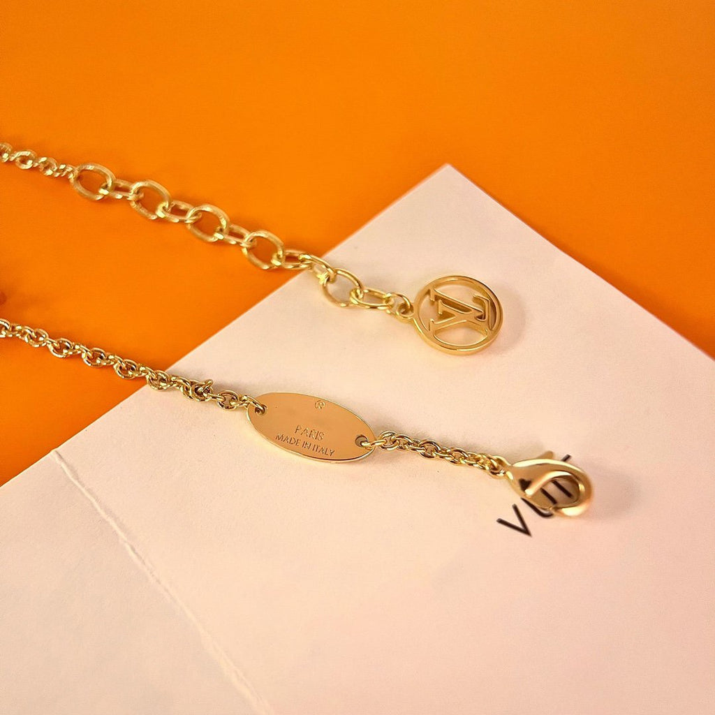[BIJOUX]LOGO STAR MOTIF GOLD BRACELET