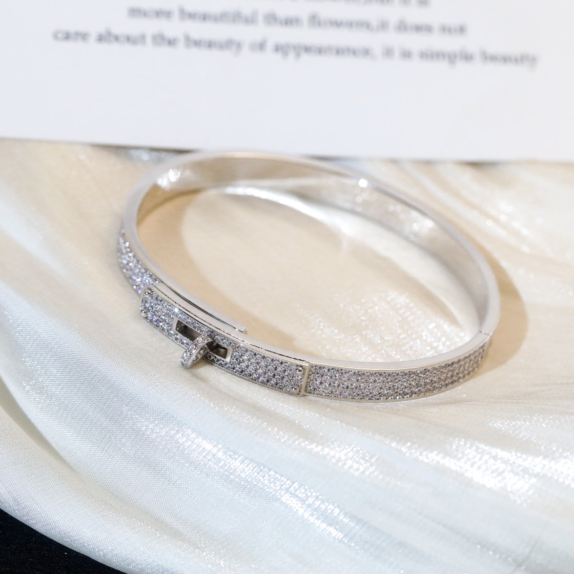 [BIJOUX]BRACELET KELLY PAVÉ DIAMANTS 