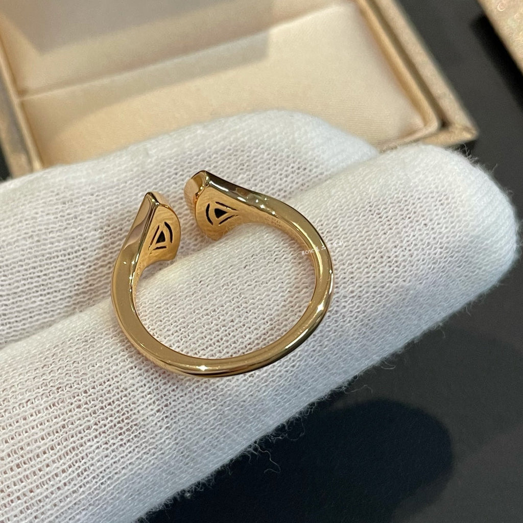 [BIJOUX]ドリームマラカイトダイヤモンドオープンリング