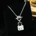 [BIJOUX]POP H PEDANT SILVER NECKLACE