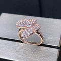 [Topon]BUTTERFLY PINK GOLD DIAMOND RING