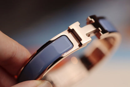 [BIJOUX]H BRACELET 12MM BLUE GRAY