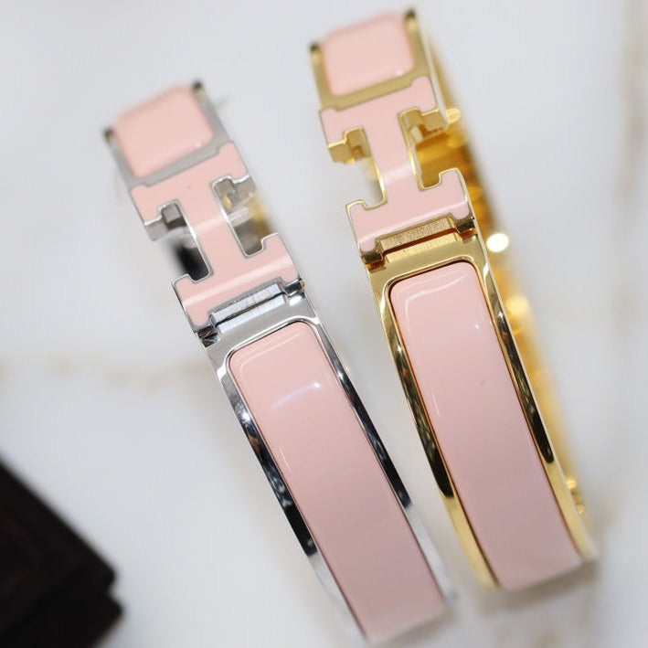 [BIJOUX]H BRACELET 12MM PINK