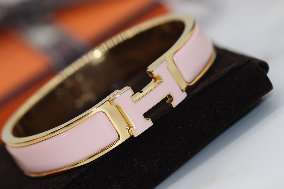 [BIJOUX]H BRACELET 12MM PINK