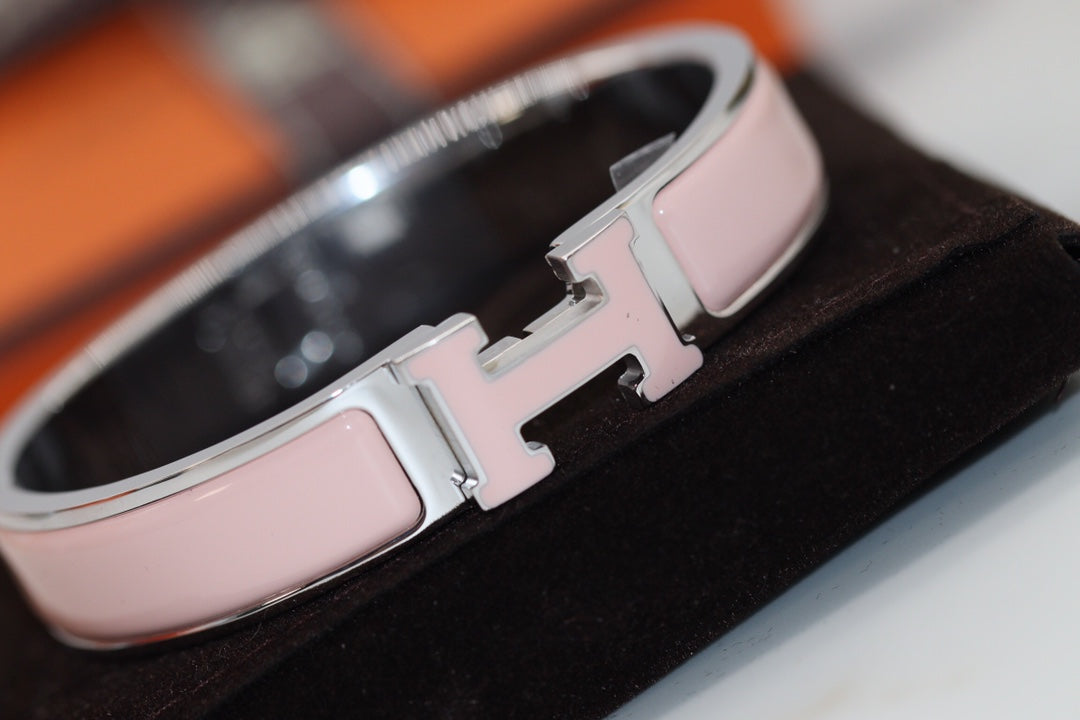 [BIJOUX]H BRACELET 12MM PINK