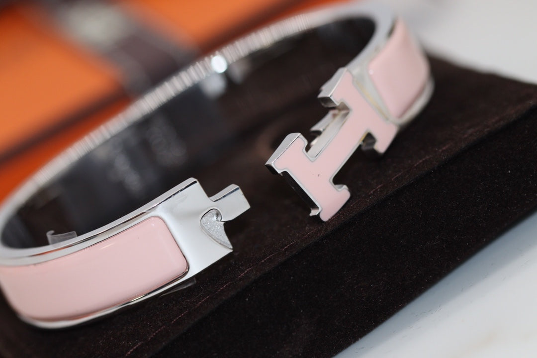 [BIJOUX]H BRACELET 12MM PINK