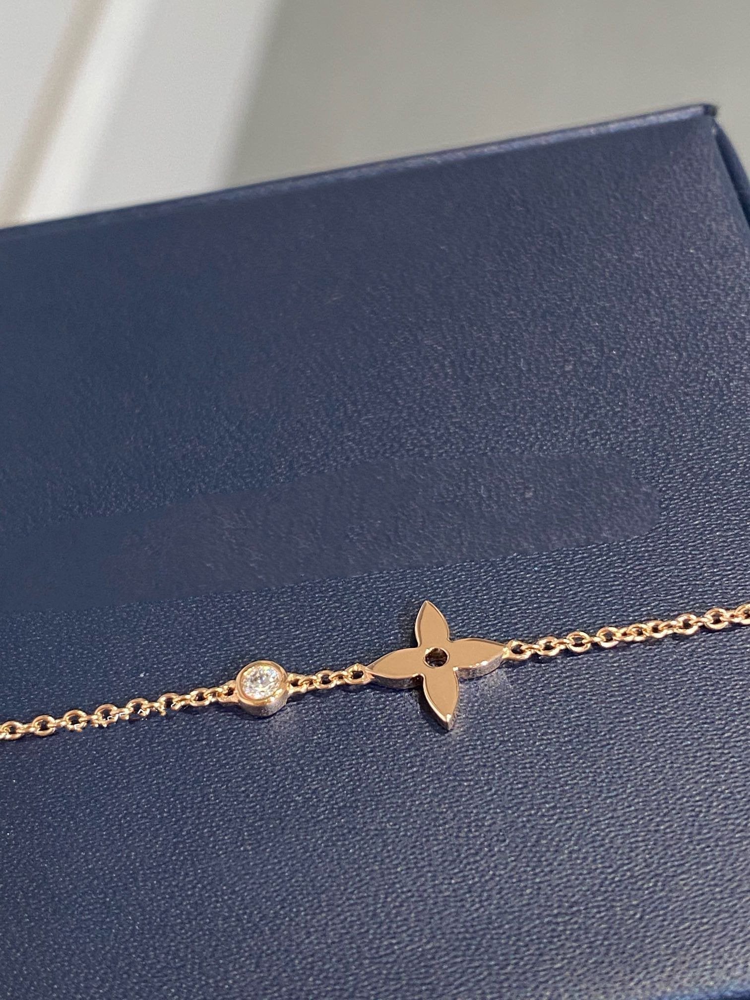 [BIJOUX]BRACELET ETOILE DIAMANT OR ROSE