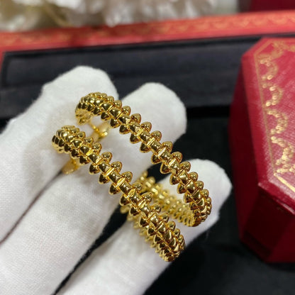 [BIJOUX]CLASH LARGE HOOP EARRINGS