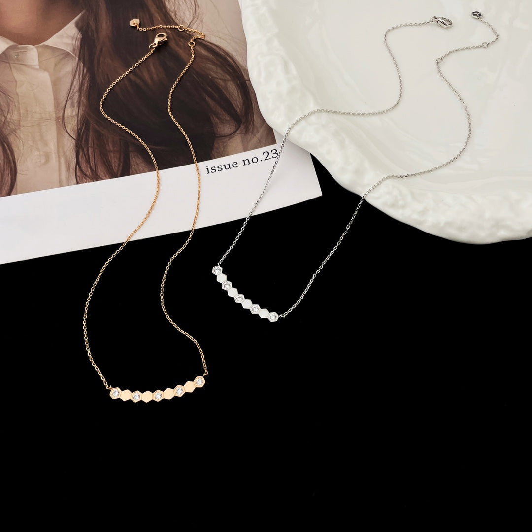 [BIJOUX]BEE MY LOVE DIAMOND NECKLACE