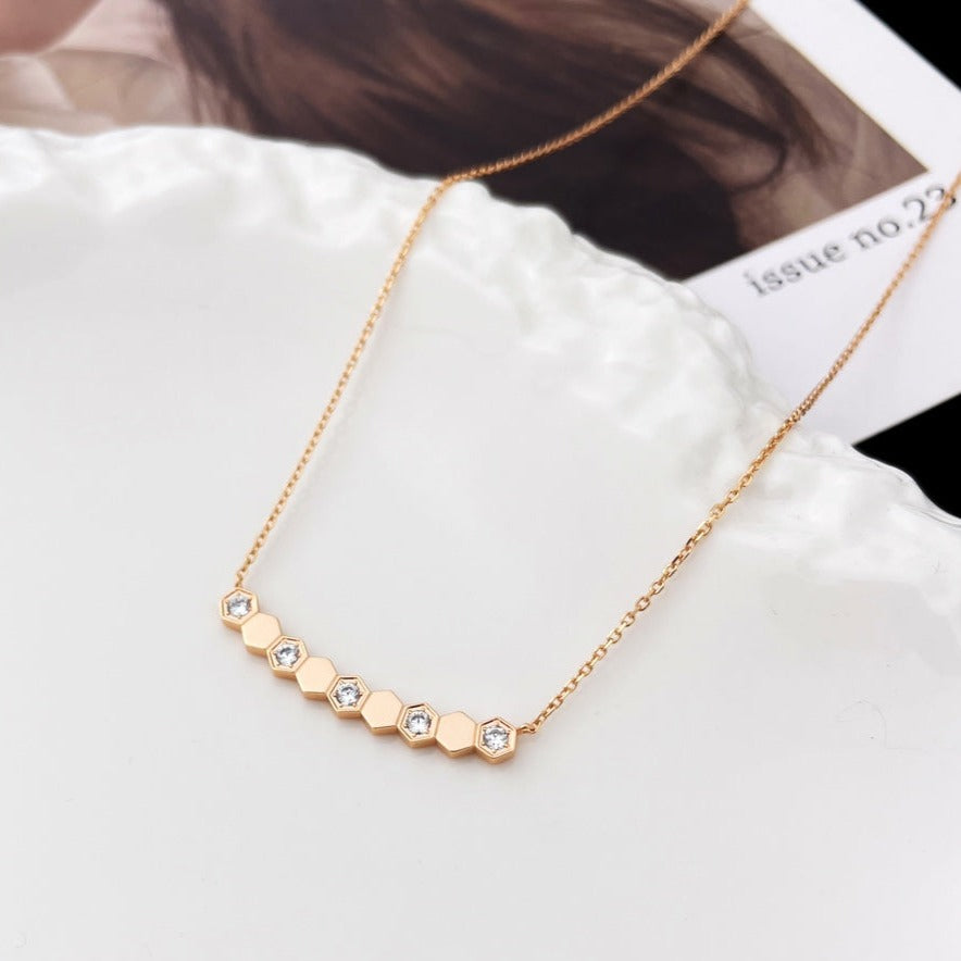 [BIJOUX]BEE MY LOVE DIAMOND NECKLACE