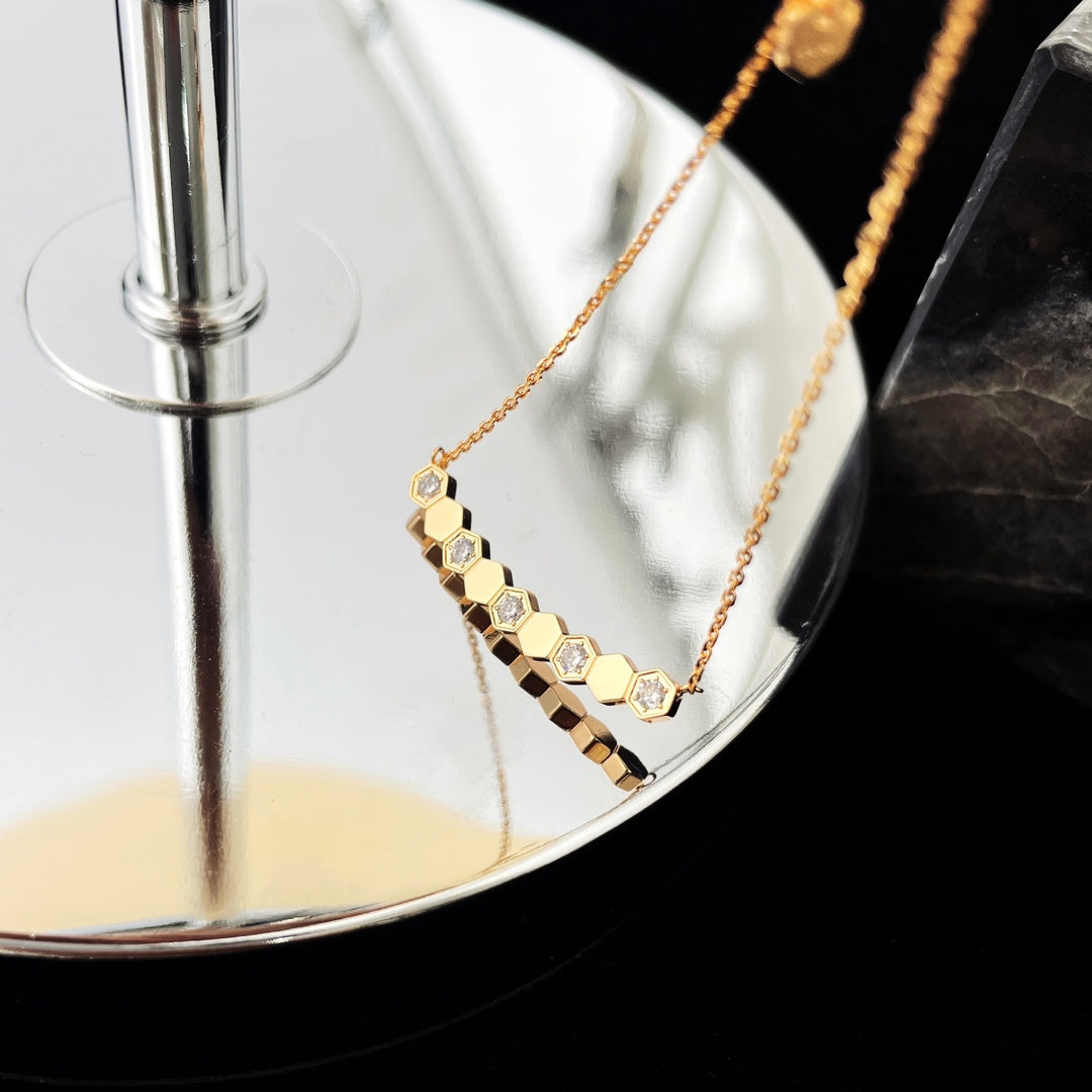 [BIJOUX]BEE MY LOVE DIAMOND NECKLACE