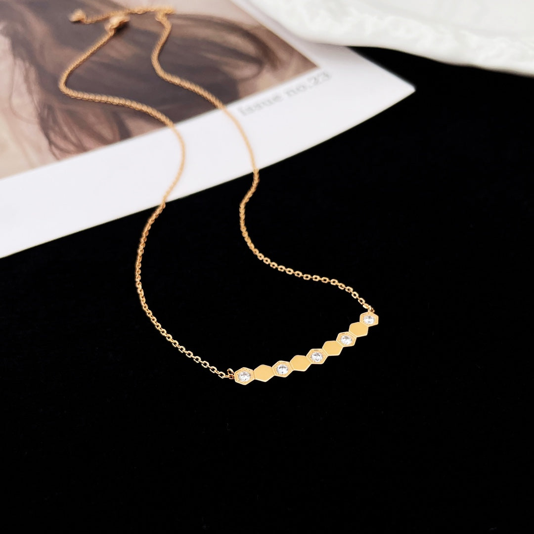 [BIJOUX]BEE MY LOVE DIAMOND NECKLACE