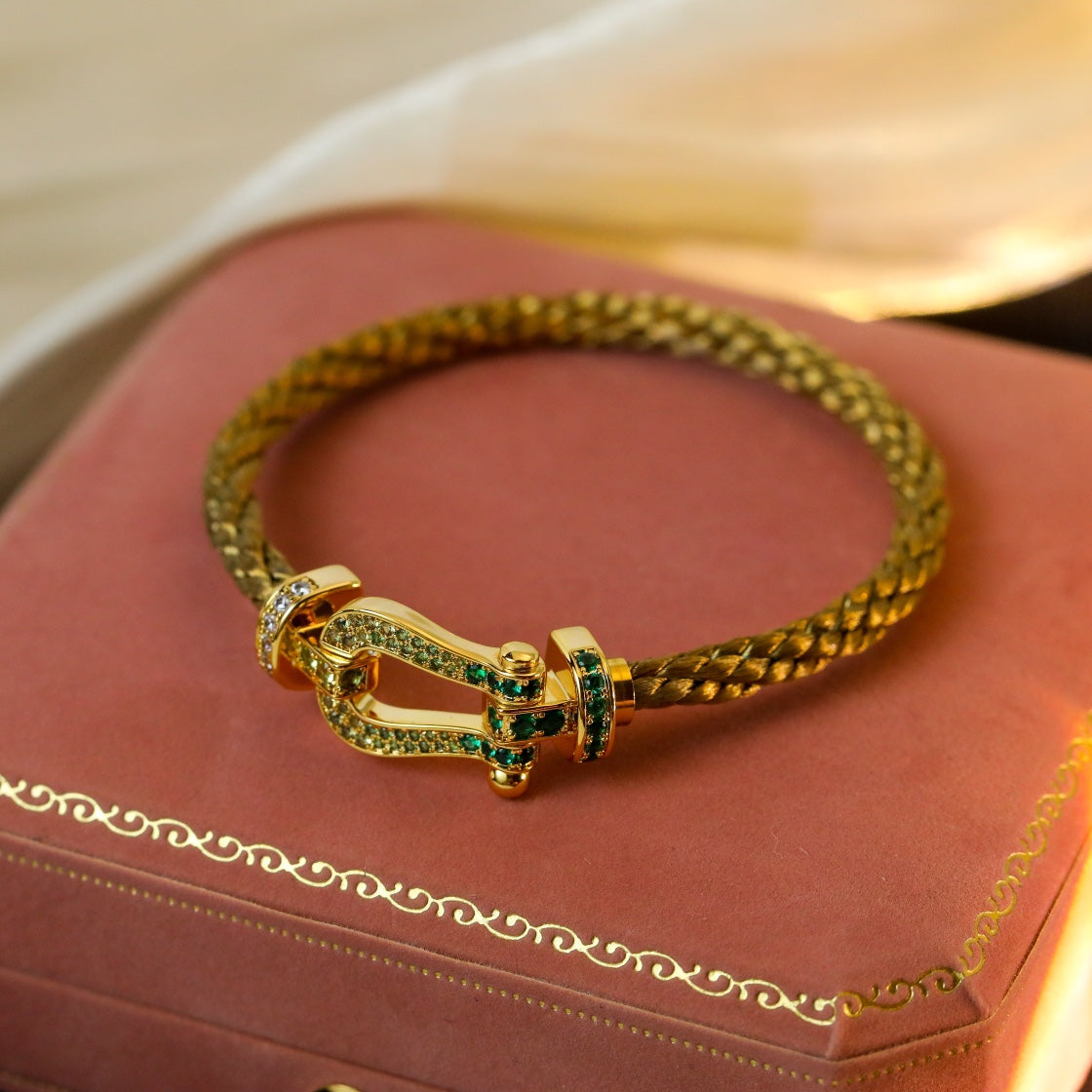 [BIJOUX]フォース10 ゴールド グリーン ダイヤモンド パヴェ