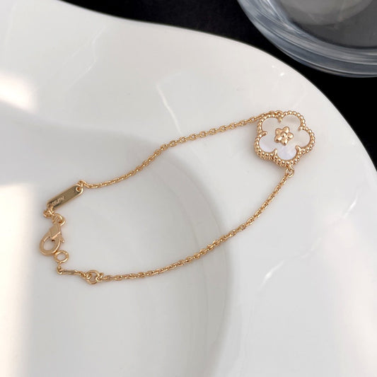 [BIJOUX]LUCKY SPRING ROSE GOLD MOP BRACELET