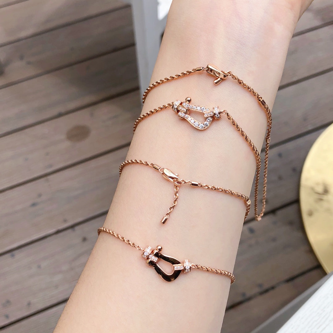[BIJOUX] COLLIER FORCE 10 OR ROSE DIAMANT