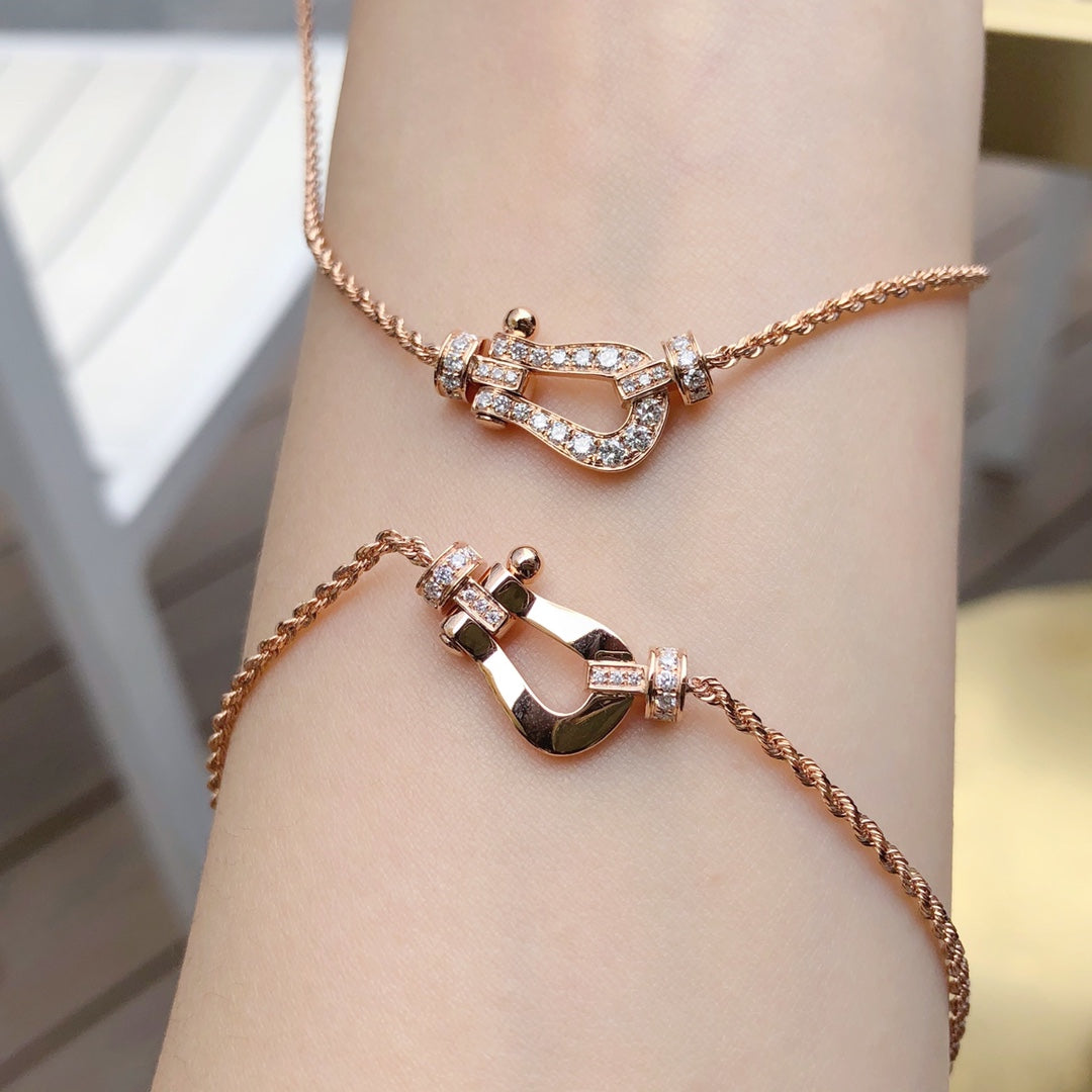 [BIJOUX] COLLIER FORCE 10 OR ROSE DIAMANT