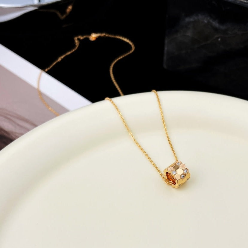 [BIJOUX]BEE MINI PEDANT DIAMOND NECKLACE