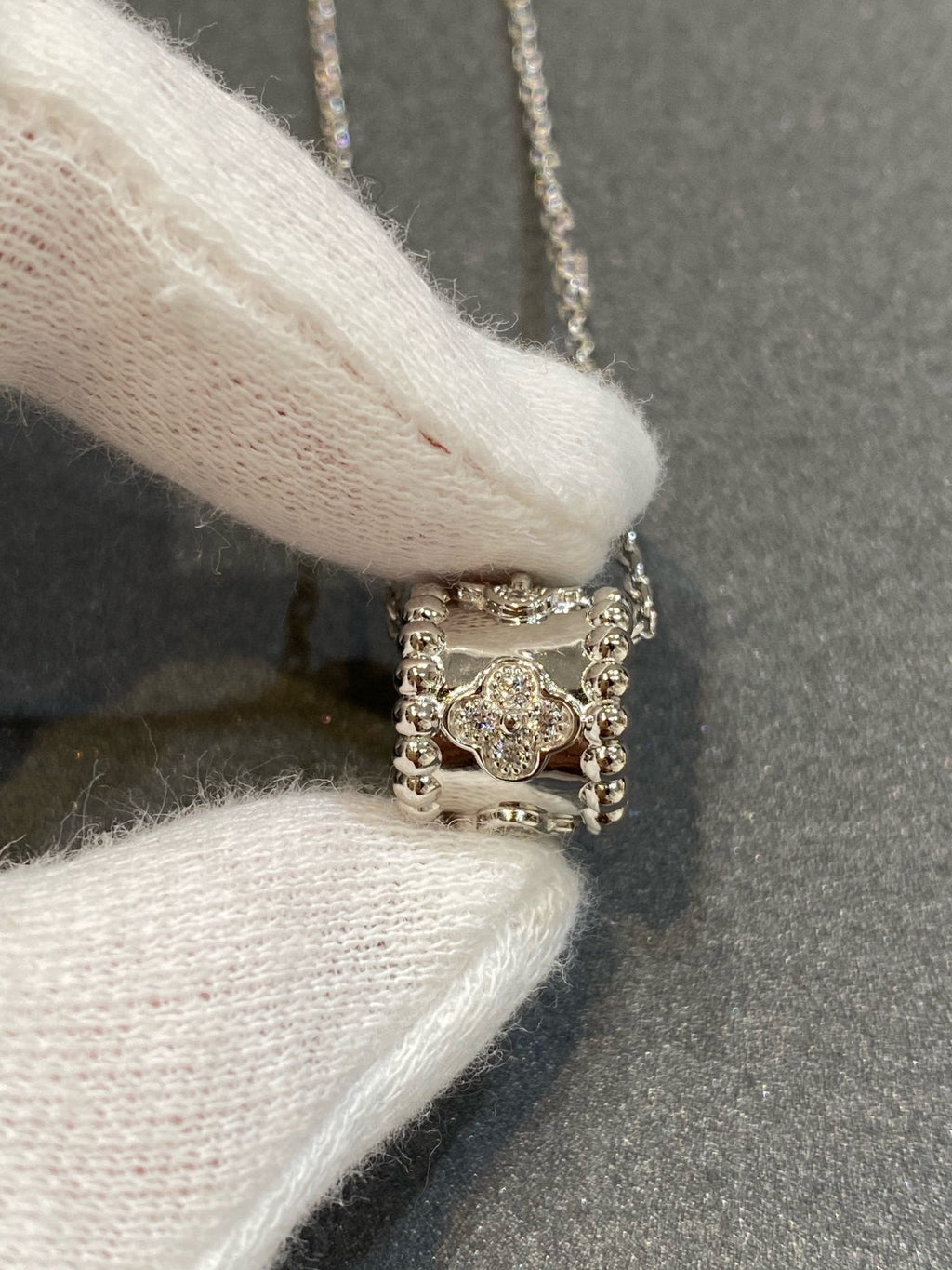 [BIJOUX]ペルレ ペンダント シブラー ダイヤモンド ネックレス