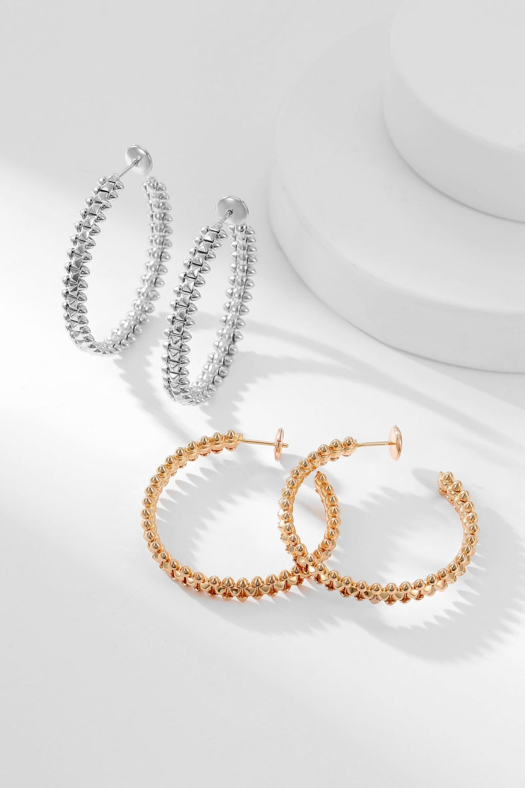 [BIJOUX]CLASH HOOP EARRINGS