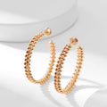 [BIJOUX]CLASH HOOP EARRINGS