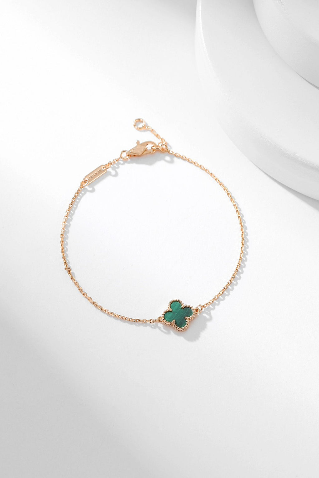 [BIJOUX]CLOVER BRACELET MALACHITE 1 MOTIF