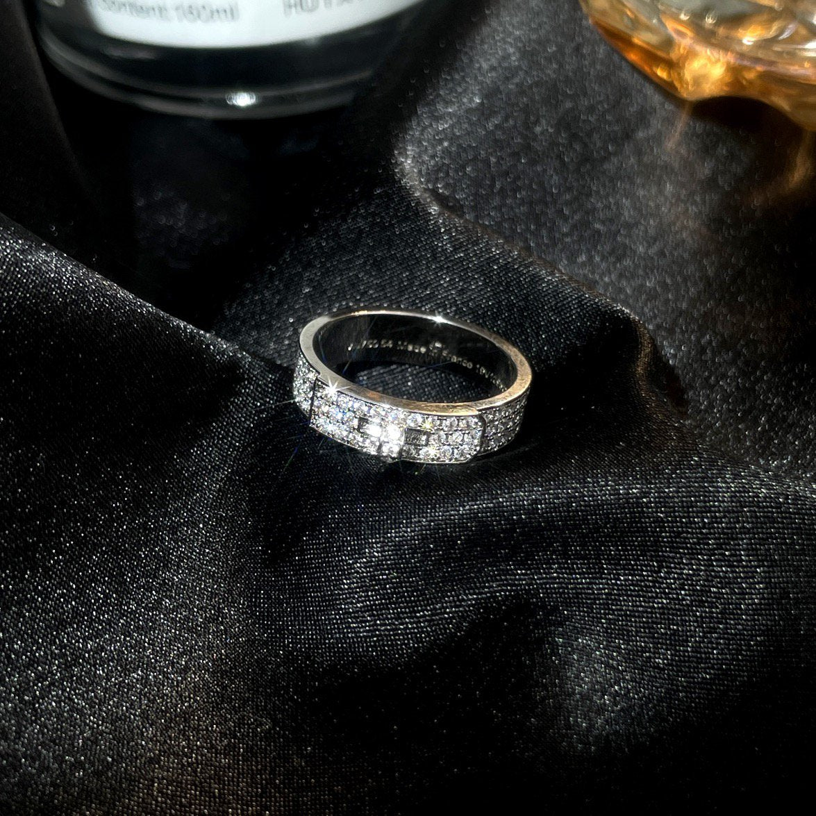 [BIJOUX]KELLY SILVER DIAMOND RING