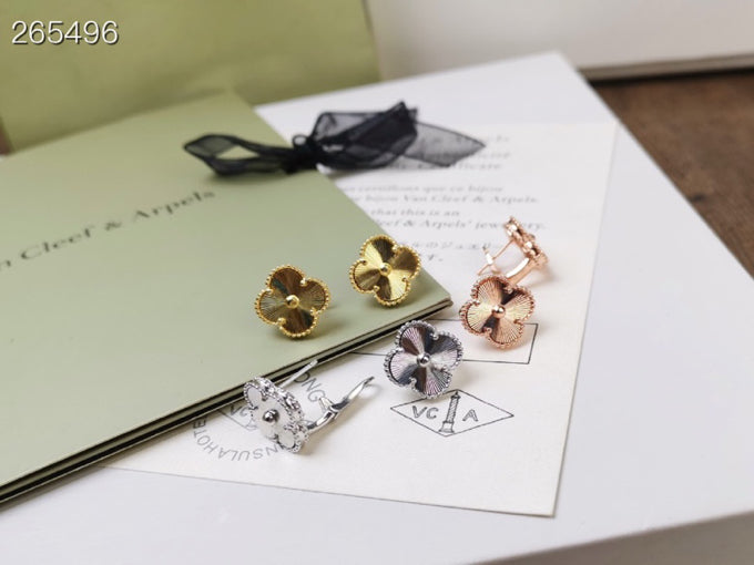 [BIJOUX]CLOVER MEDIUM STUD EARRINGS