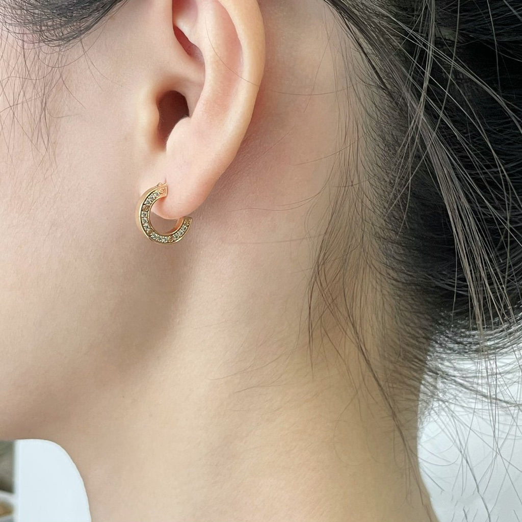 [BIJOUX]LOVE DIAMOND EARRINGS