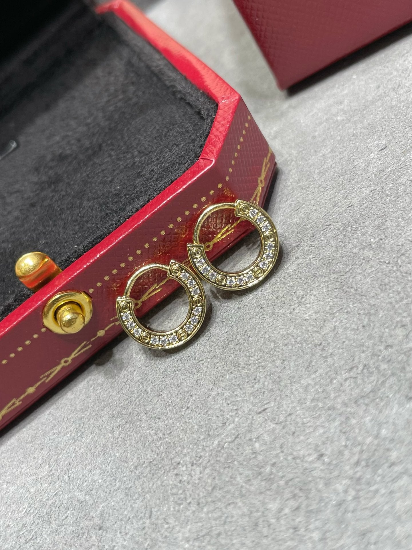 [BIJOUX]LOVE DIAMOND EARRINGS