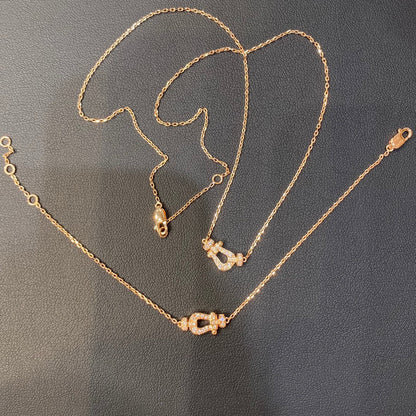 [BIJOUX]FORCE 10 DIAMOND PINK GOLD NECKLACE MINI MODEL