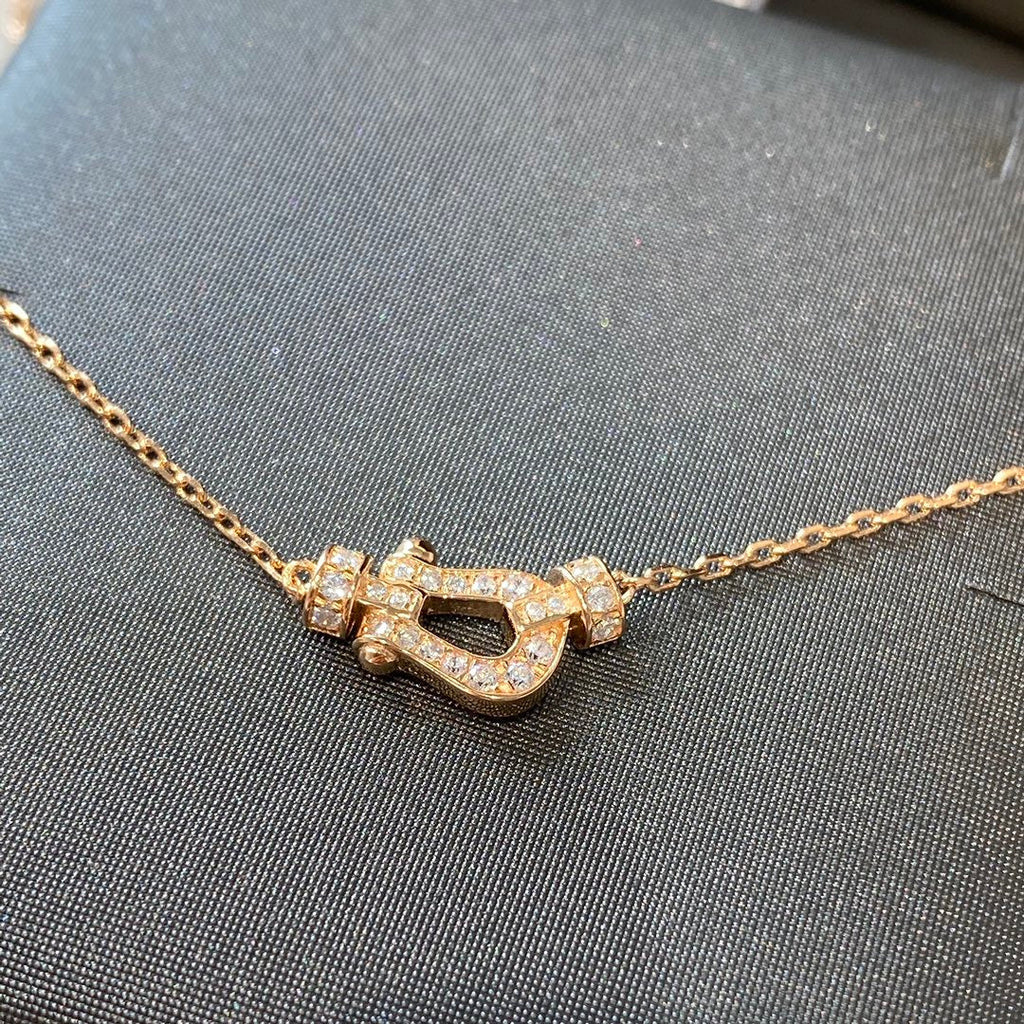 [BIJOUX]FORCE 10 DIAMOND PINK GOLD NECKLACE MINI MODEL