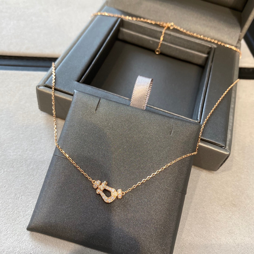 [BIJOUX]FORCE 10 DIAMOND PINK GOLD NECKLACE MINI MODEL