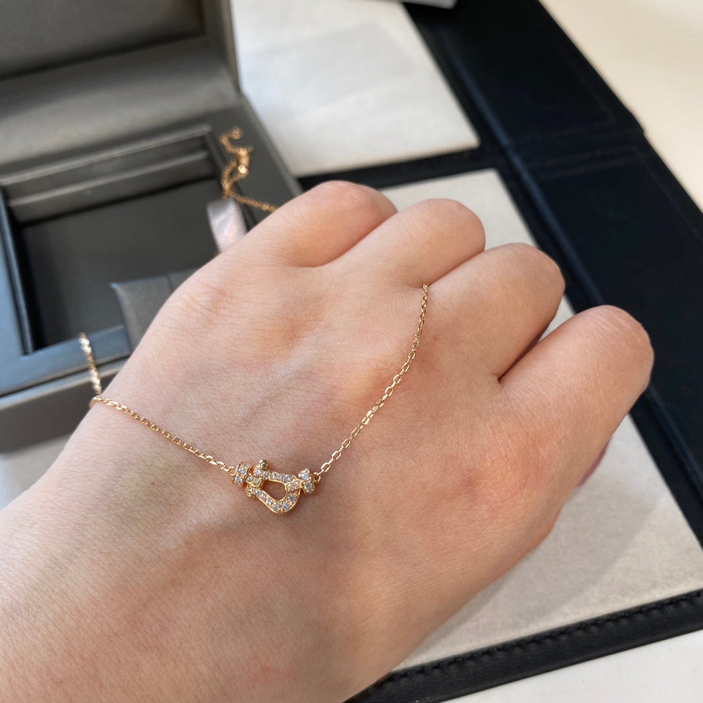 [BIJOUX]FORCE 10 DIAMOND PINK GOLD NECKLACE MINI MODEL
