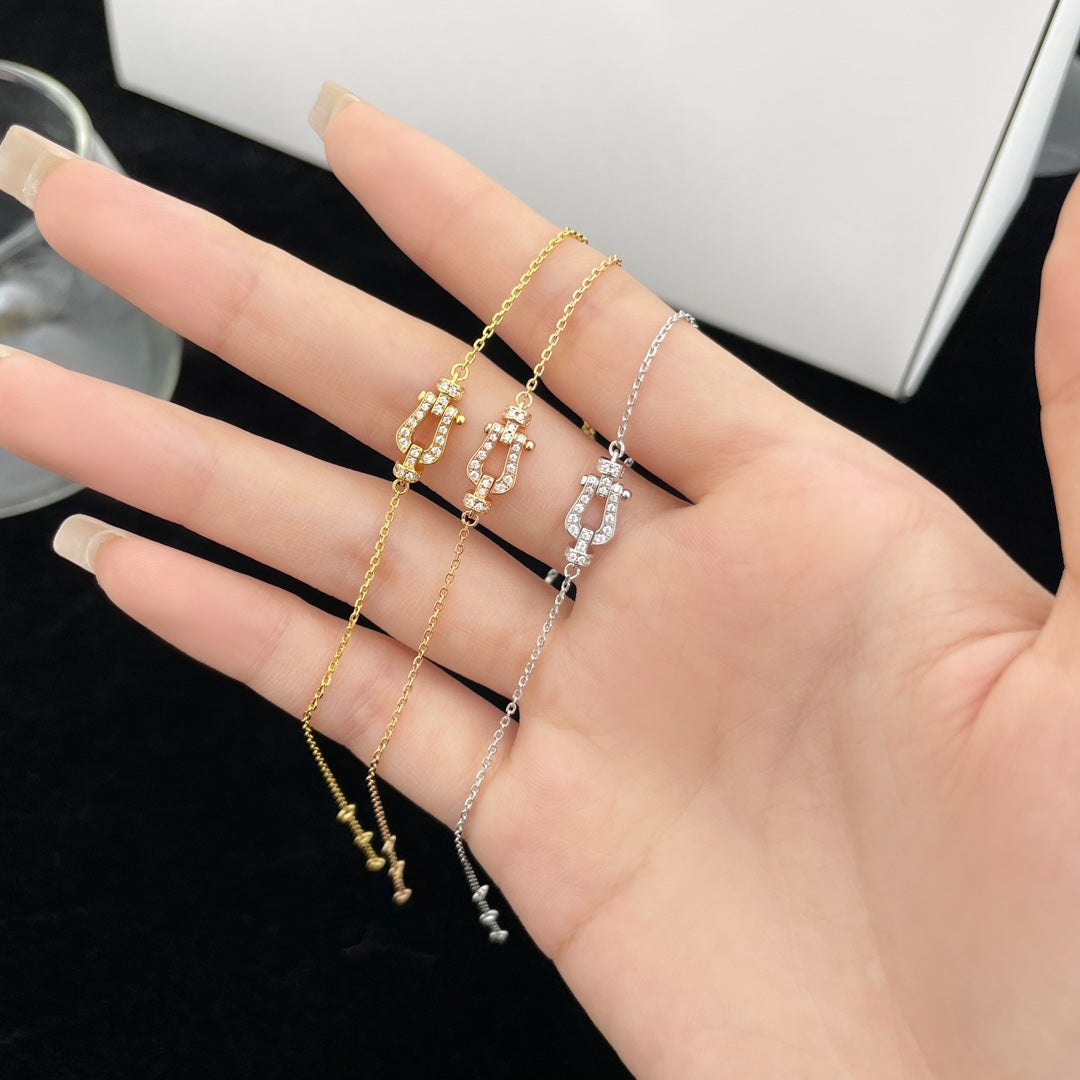 [BIJOUX] FORCE 10 BOUCLE FULL DIAMOND CHAINE MAILLON MINI MODELE
