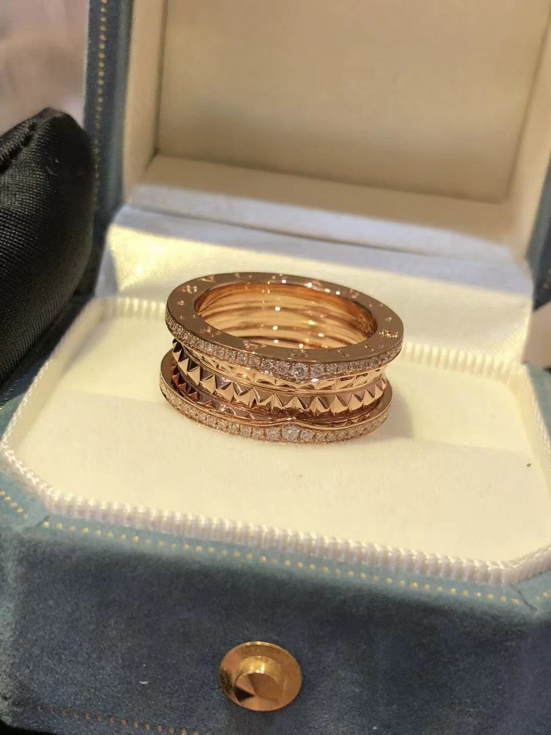 [BIJOUX]ZERO 1 ROCK DIAMOND PINK GOLD