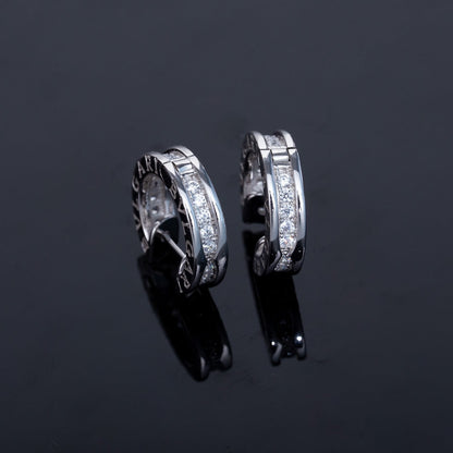 [BIJOUX]ZERO 1 MINI SILVER DIAMOND EARRINGS