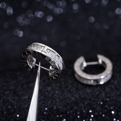 [BIJOUX]ZERO 1 MINI SILVER DIAMOND EARRINGS