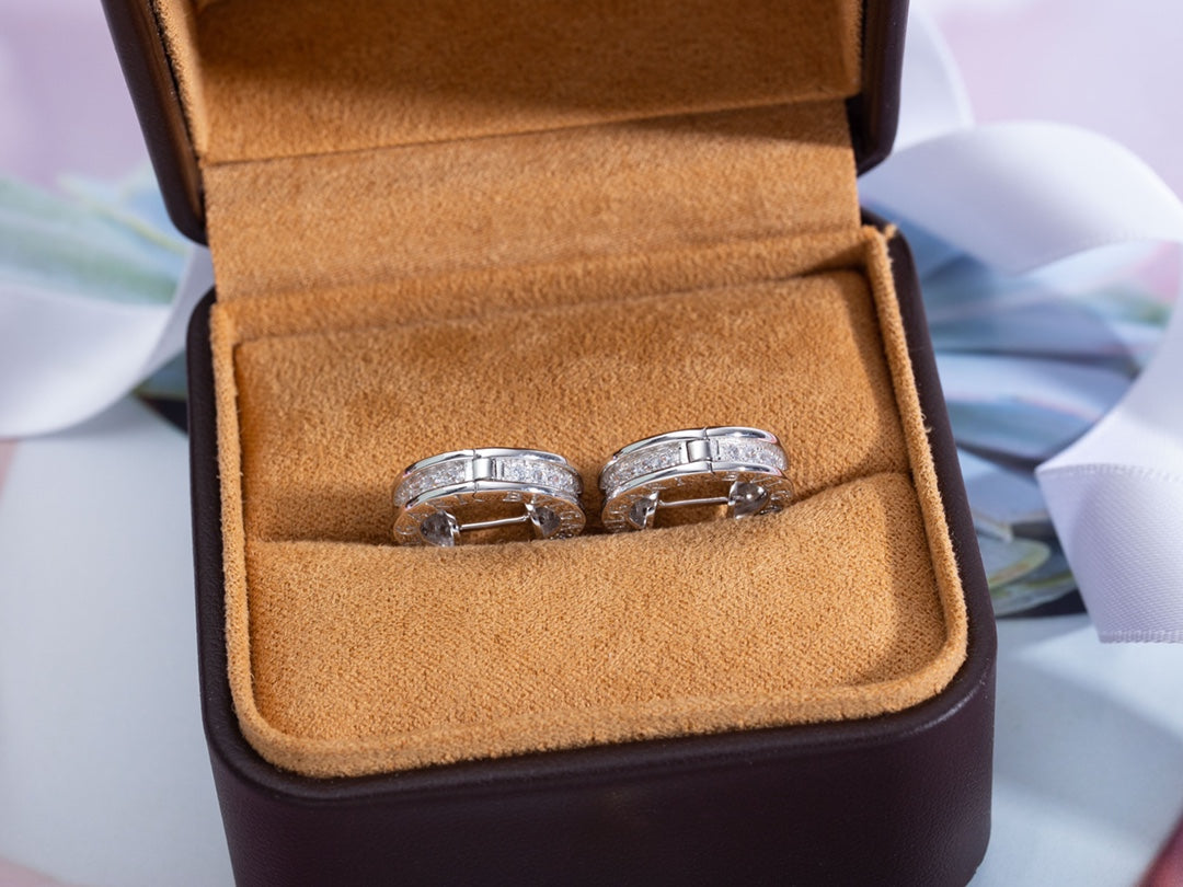 [BIJOUX]ZERO 1 MINI SILVER DIAMOND EARRINGS