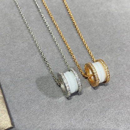 [BIJOUX]ZERO 1 DIAMOND CERAMIC NECKLACE